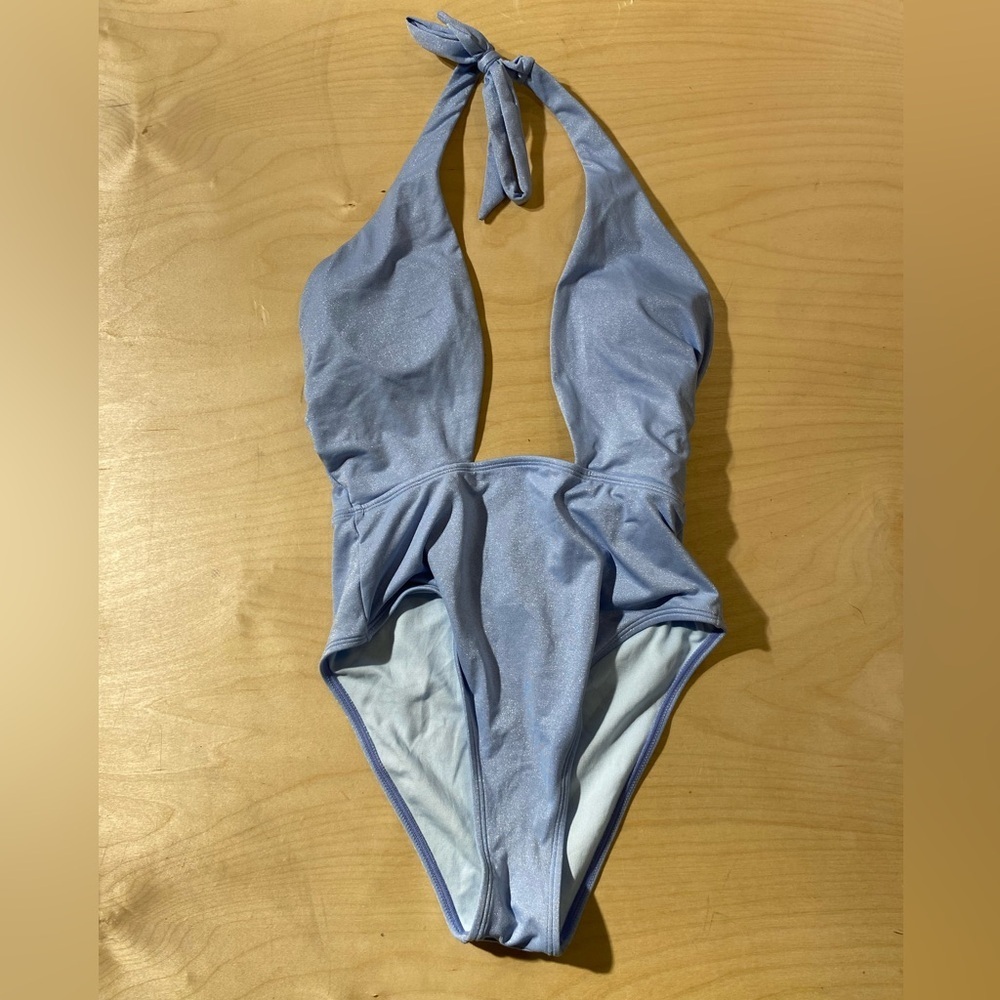Blue One Piece Swimsuit Small (MT)